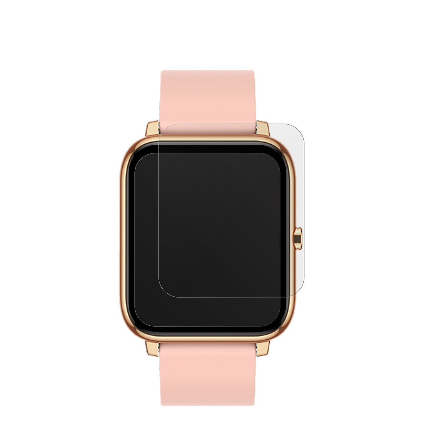 2x Schutzfolie matt für Kalinco CS201C Smartwatch Display-Schutzfolie
