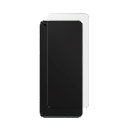 RealmeGT 2 Pro mit aufgebrachter dipos Displayschutzfolie, die lästige Fingerabdrücke minimiert