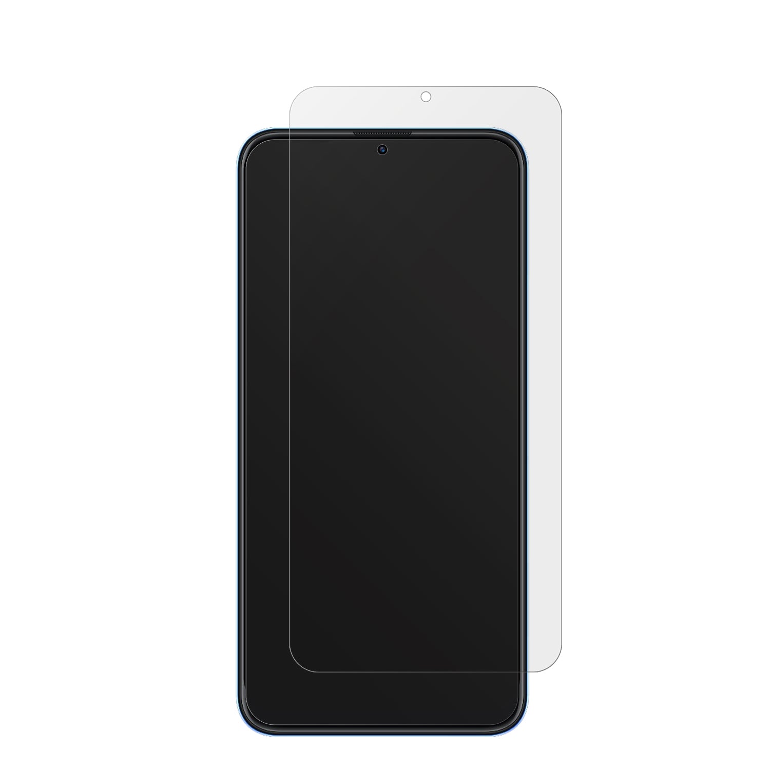 CoolpadCool 12A mit aufgebrachter dipos Displayschutzfolie, die lästige Fingerabdrücke minimiert