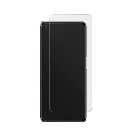 OppoK10 5G mit aufgebrachter dipos Displayschutzfolie, die lästige Fingerabdrücke minimiert
