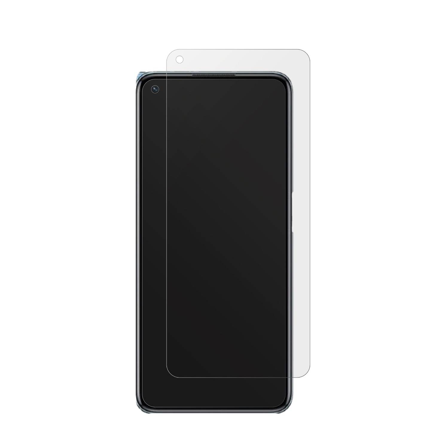 6x Schutzfolie matt für Oppo K10 5G Display-Schutzfolie