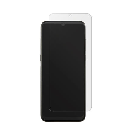 Alcatel3L (2021) mit aufgebrachter dipos Displayschutzfolie, die lästige Fingerabdrücke minimiert