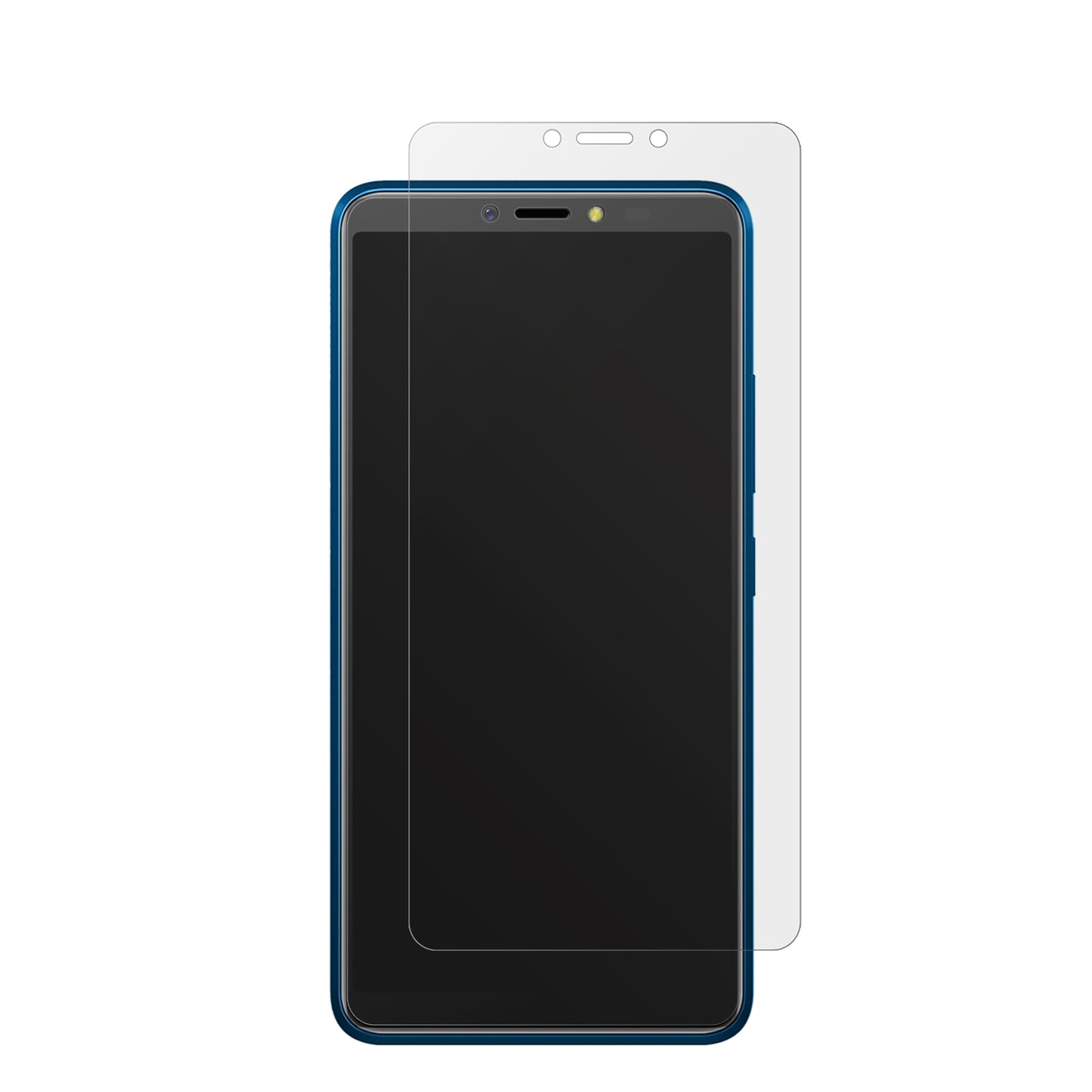 BQ6030G Practic mit aufgebrachter dipos Displayschutzfolie, die lästige Fingerabdrücke minimiert
