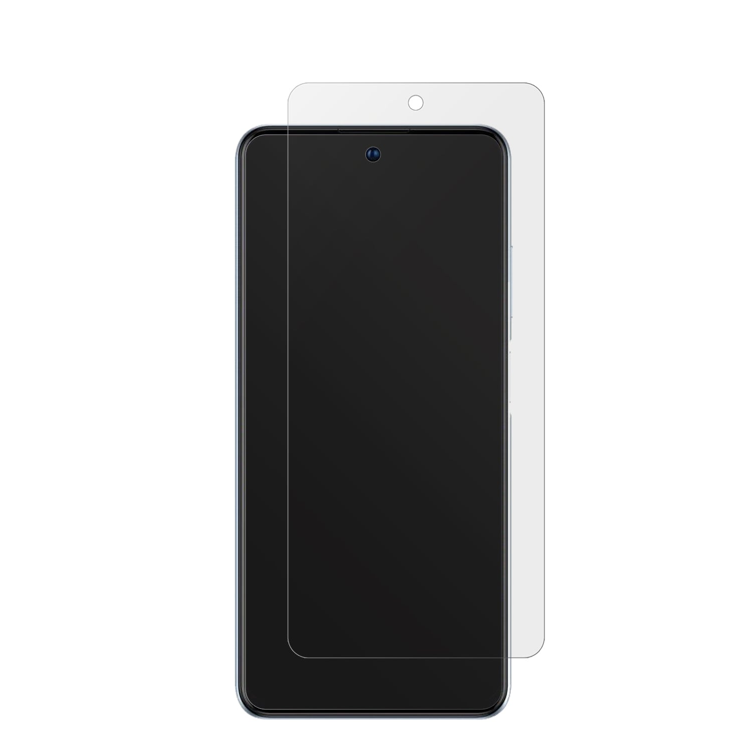 ZTEBlade V40 mit aufgebrachter dipos Displayschutzfolie, die lästige Fingerabdrücke minimiert