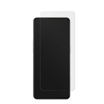 OppoReno8 Lite mit aufgebrachter dipos Displayschutzfolie, die lästige Fingerabdrücke minimiert