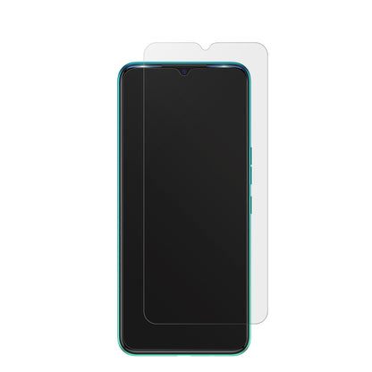 TecnoSpark 7T mit aufgebrachter dipos Displayschutzfolie, die lästige Fingerabdrücke minimiert