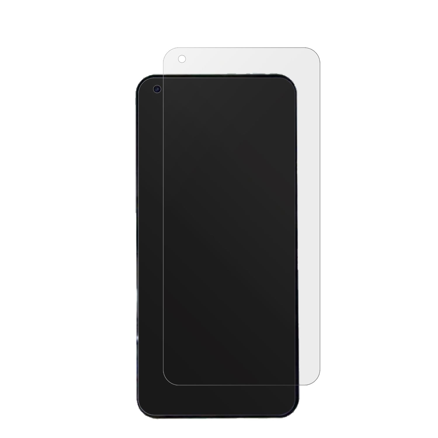 NothingPhone (1) mit aufgebrachter dipos Displayschutzfolie, die lästige Fingerabdrücke minimiert