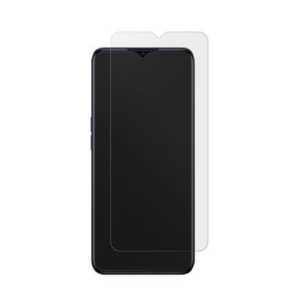 OPPOA77 5G mit aufgebrachter dipos Displayschutzfolie, die lästige Fingerabdrücke minimiert