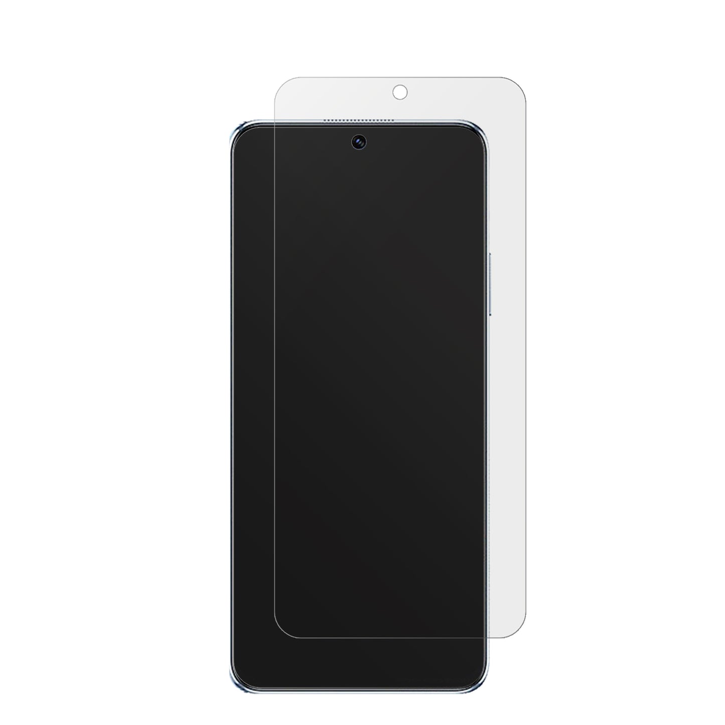 HuaweiNova Y90 mit aufgebrachter dipos Displayschutzfolie, die lästige Fingerabdrücke minimiert
