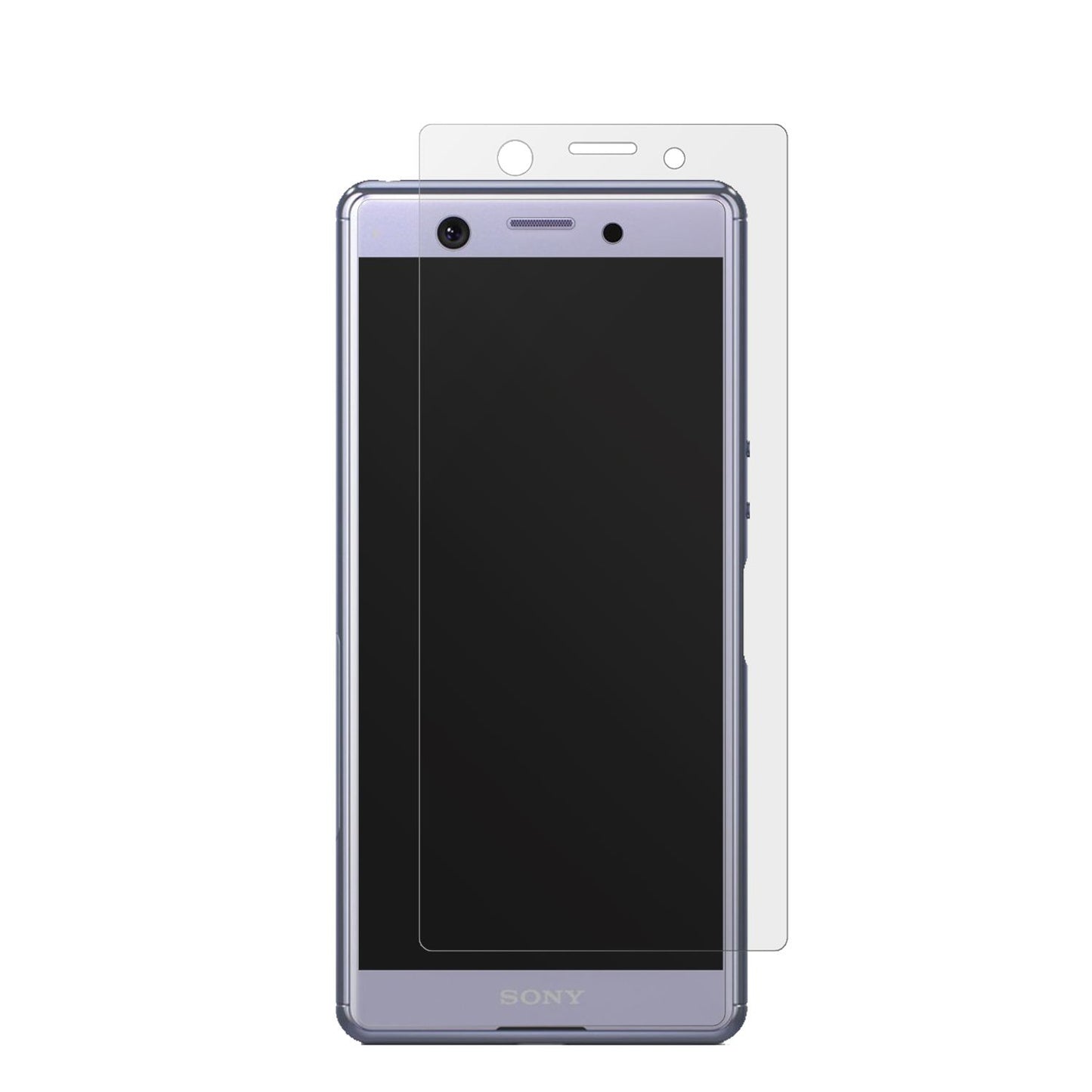 SonyXperia Ace SO-02L mit aufgebrachter dipos Displayschutzfolie, die lästige Fingerabdrücke minimiert