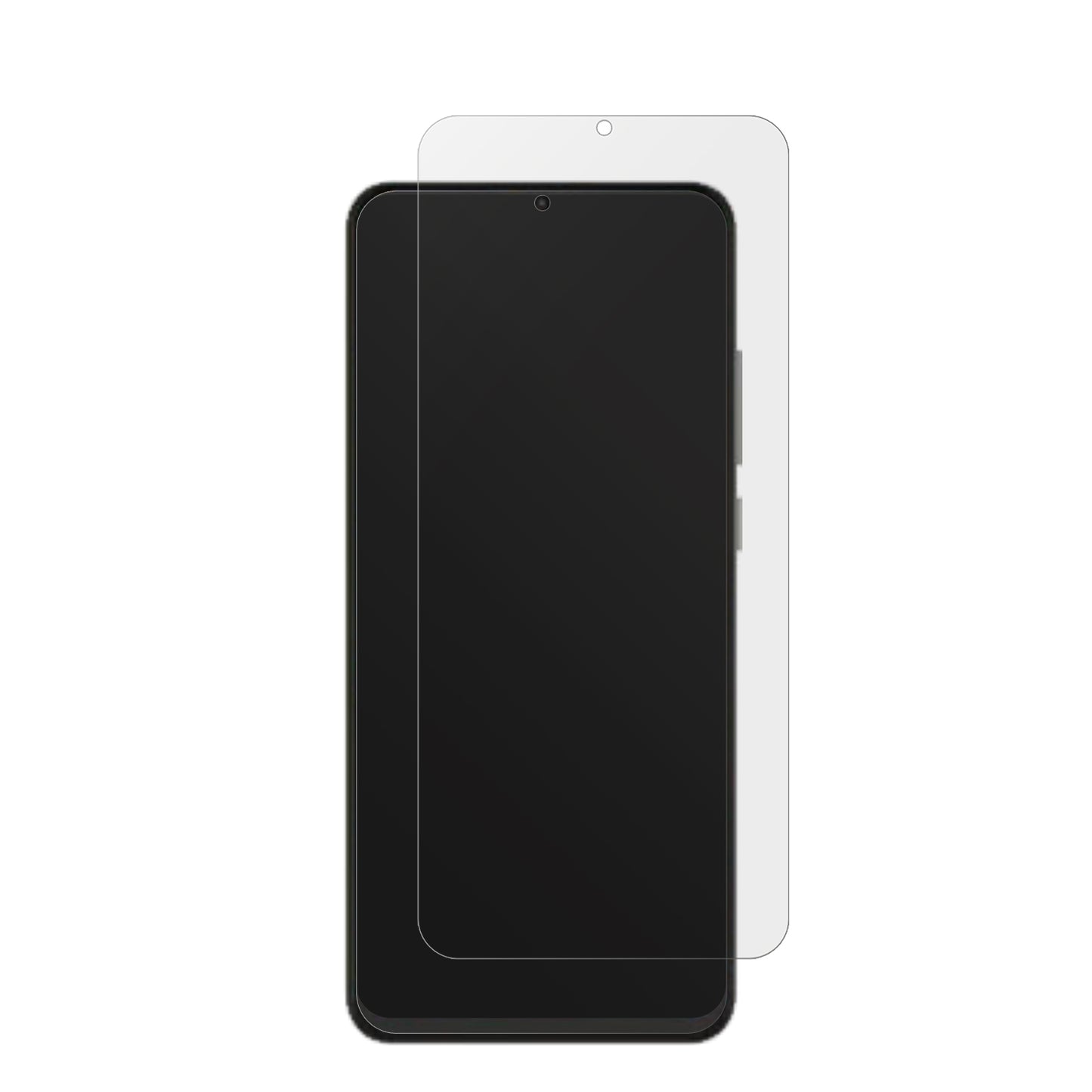 ZTEBlade A52 mit aufgebrachter dipos Displayschutzfolie, die lästige Fingerabdrücke minimiert