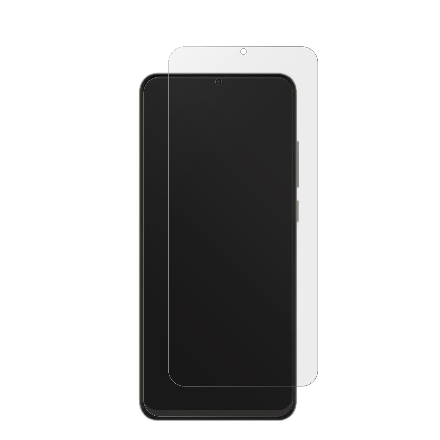 ZTEBlade A52 mit aufgebrachter dipos Displayschutzfolie, die lästige Fingerabdrücke minimiert