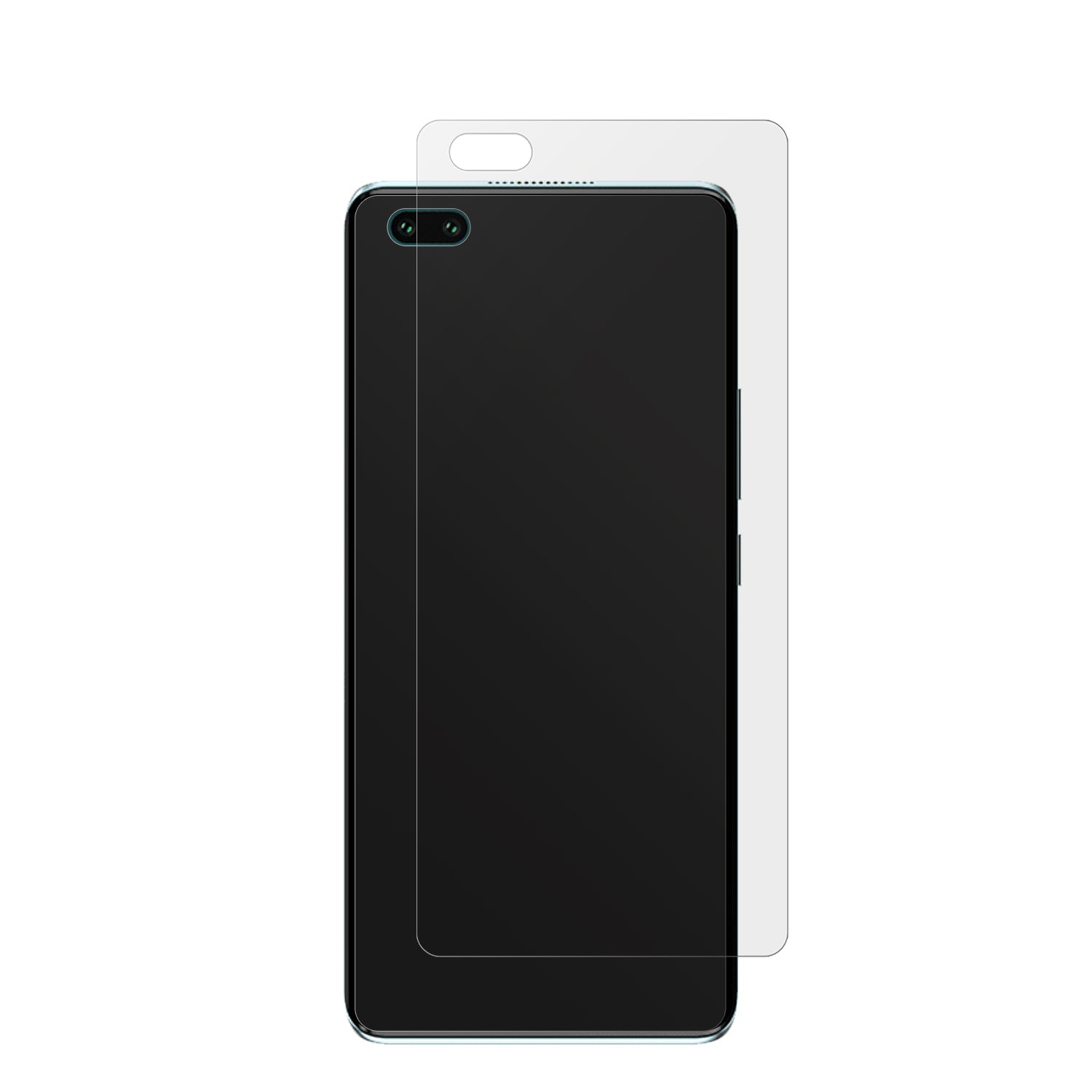 HisenseInfinity H60 5G mit aufgebrachter dipos Displayschutzfolie, die lästige Fingerabdrücke minimiert