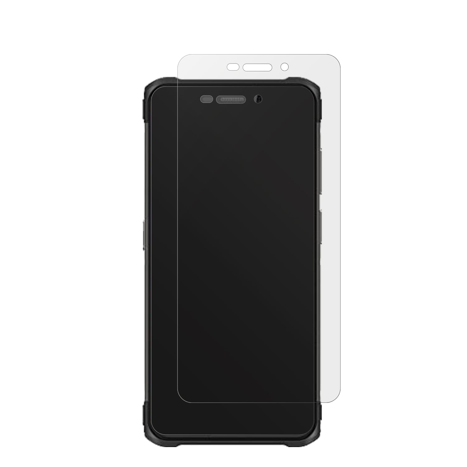 UlefoneArmor X10 mit aufgebrachter dipos Displayschutzfolie, die lästige Fingerabdrücke minimiert