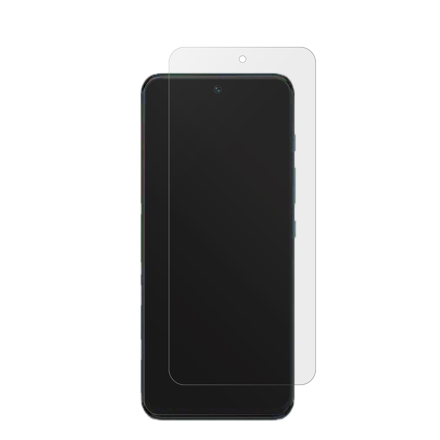 MotorolaMoto G81 5G mit aufgebrachter dipos Displayschutzfolie, die lästige Fingerabdrücke minimiert
