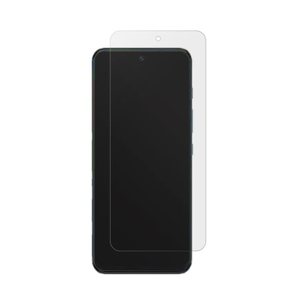MotorolaMoto G81 5G mit aufgebrachter dipos Displayschutzfolie, die lästige Fingerabdrücke minimiert
