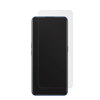 RealmeGT NEO 3T mit aufgebrachter dipos Displayschutzfolie, die lästige Fingerabdrücke minimiert