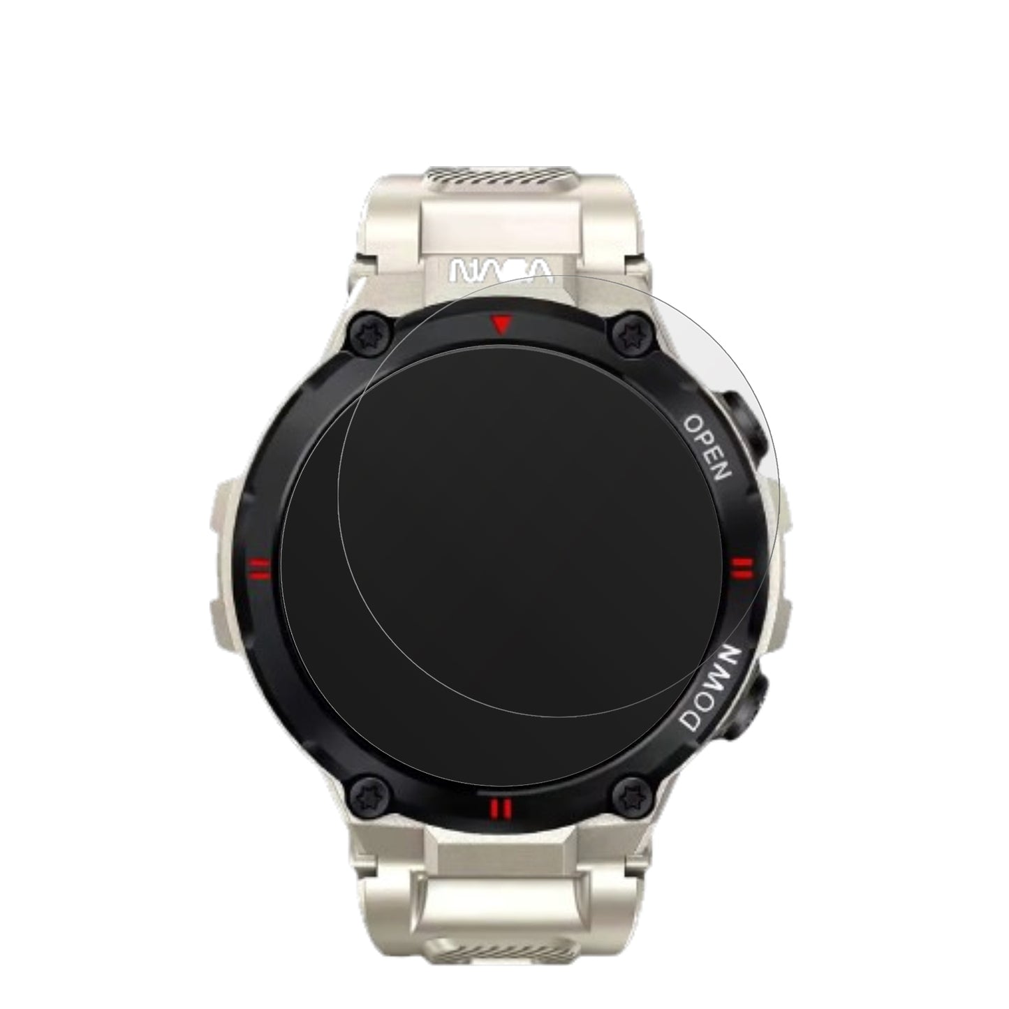 6x Schutzfolie matt für Nasa BNA30119-003 (45.5 mm) Display-Schutzfolie
