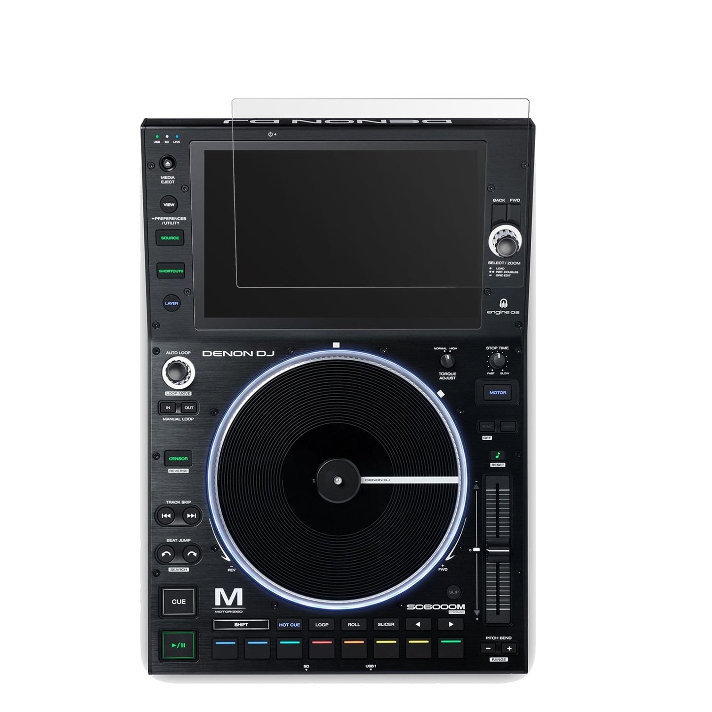 2x Screen Protector for Denon DJ SC6000M Prime Protection Anti Glare dipos