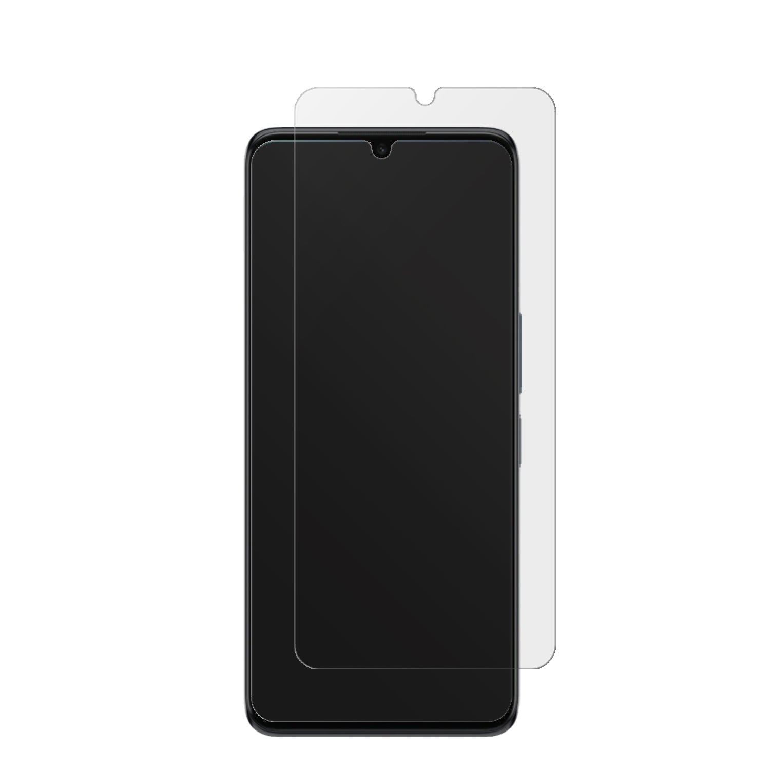TCL30 Plus mit aufgebrachter dipos Displayschutzfolie, die lästige Fingerabdrücke minimiert