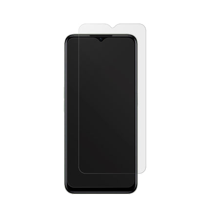 RealmeC35 mit aufgebrachter dipos Displayschutzfolie, die lästige Fingerabdrücke minimiert