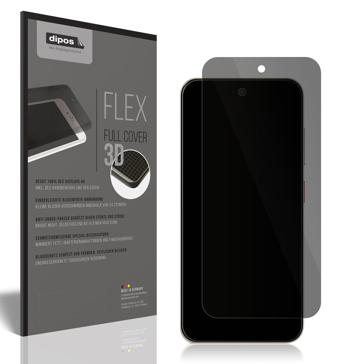 Full Cover Privacy Film for ZTE Blade V70 Screen Protector Anti-Shock