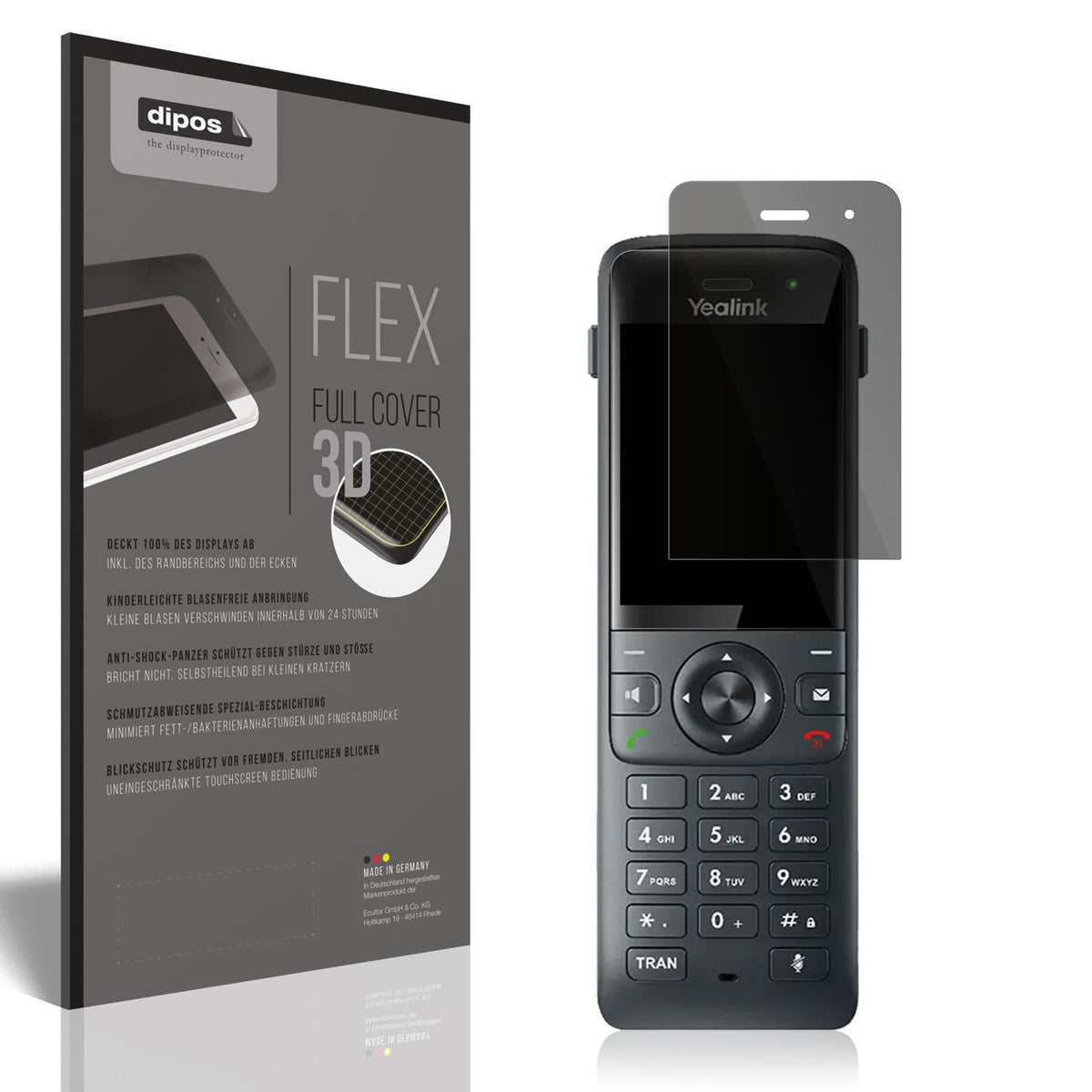 Full Cover Privacy Film for Yealink AX83H Screen Protector Anti-Shock