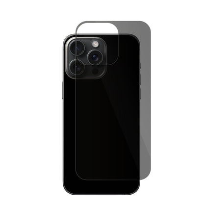 Full Cover Privacy Film for Apple iPhone 15 Pro Max Rückseite Screen Protector
