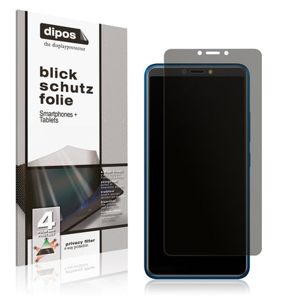Blickschutzfolie für BQ 6030G Practic matt Schutzfolie Privacy