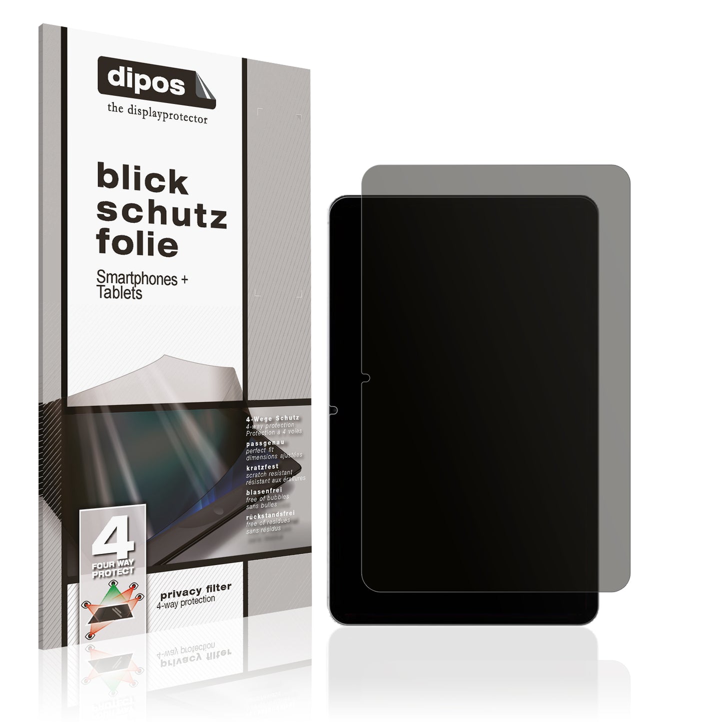 Blickschutzfolie für OPPO Pad Air matt Schutzfolie Privacy