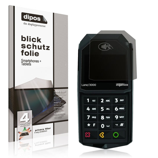 Screen Protector for Ingenico Lane 3000 Privacy Filter 4-Way Protection dipos