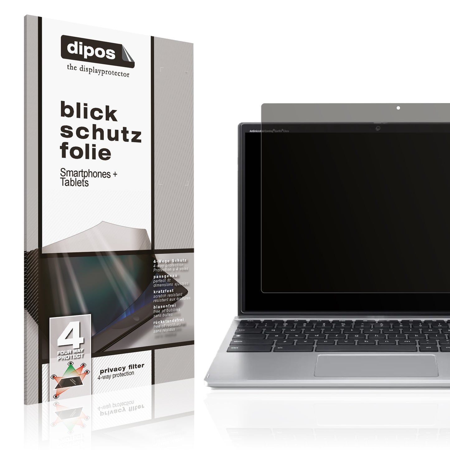Blickschutzfolie für Acer Chromebook Spin 312 matt Schutzfolie Privacy