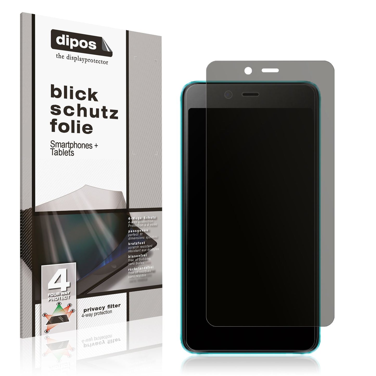 Screen Protector for Mobicel MX2 Privacy Filter 4-Way Protection dipos