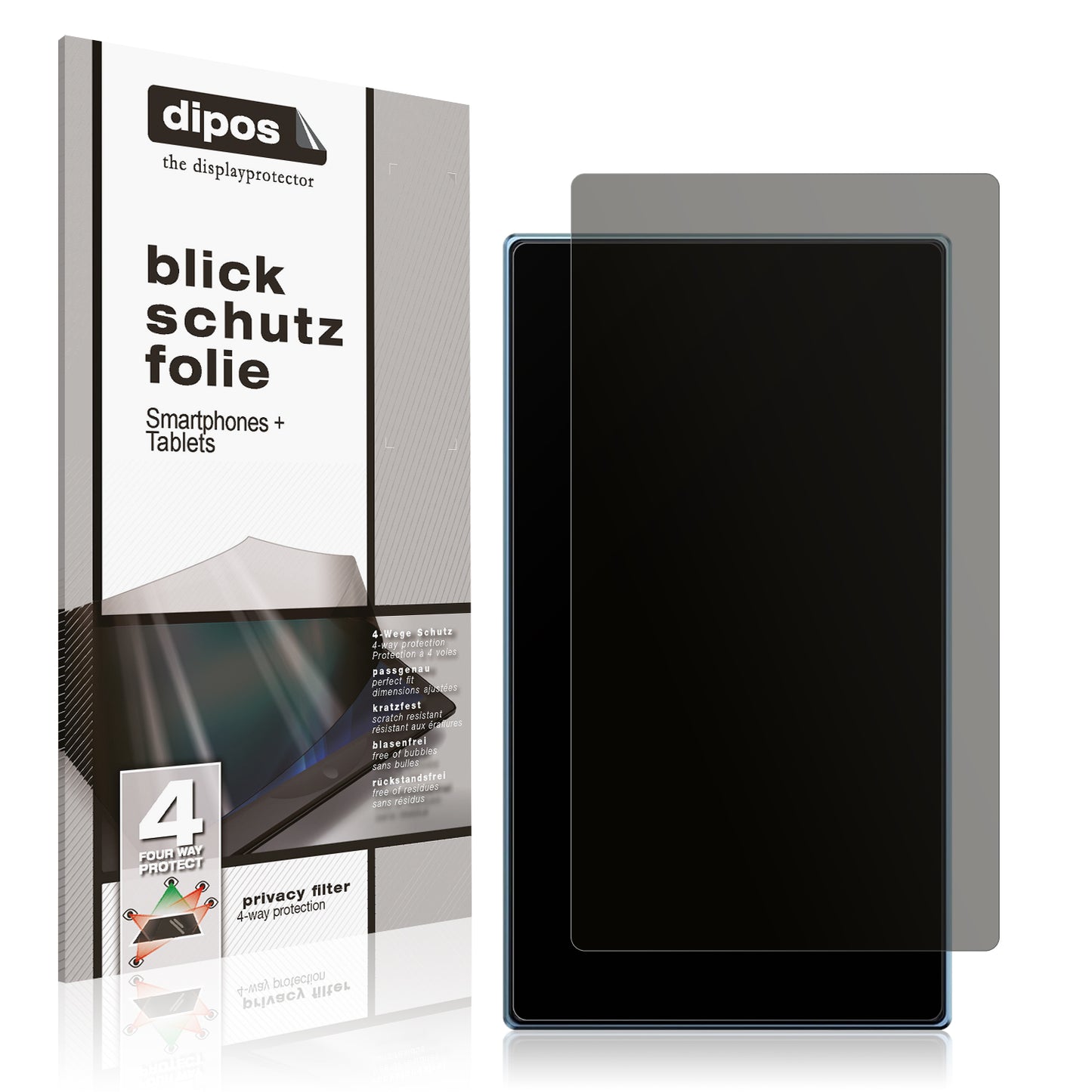 Blickschutzfolie für FiiO JM21 matt Schutzfolie Privacy