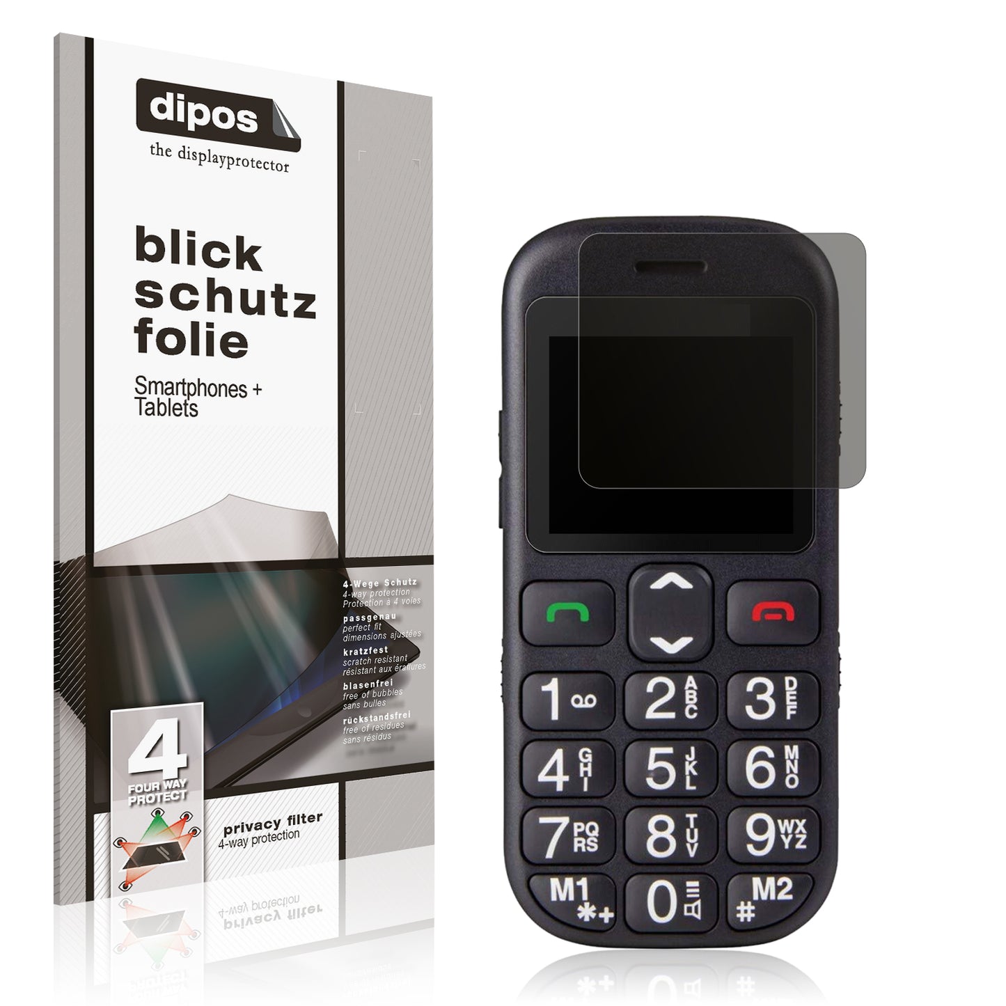 Blickschutzfolie für Swisstone BBM 320c matt Schutzfolie Privacy