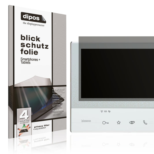 Blickschutzfolie von dipos passend für Bticino CLASSE 300 X13, präziser Zuschnitt und blasenfrei montiert