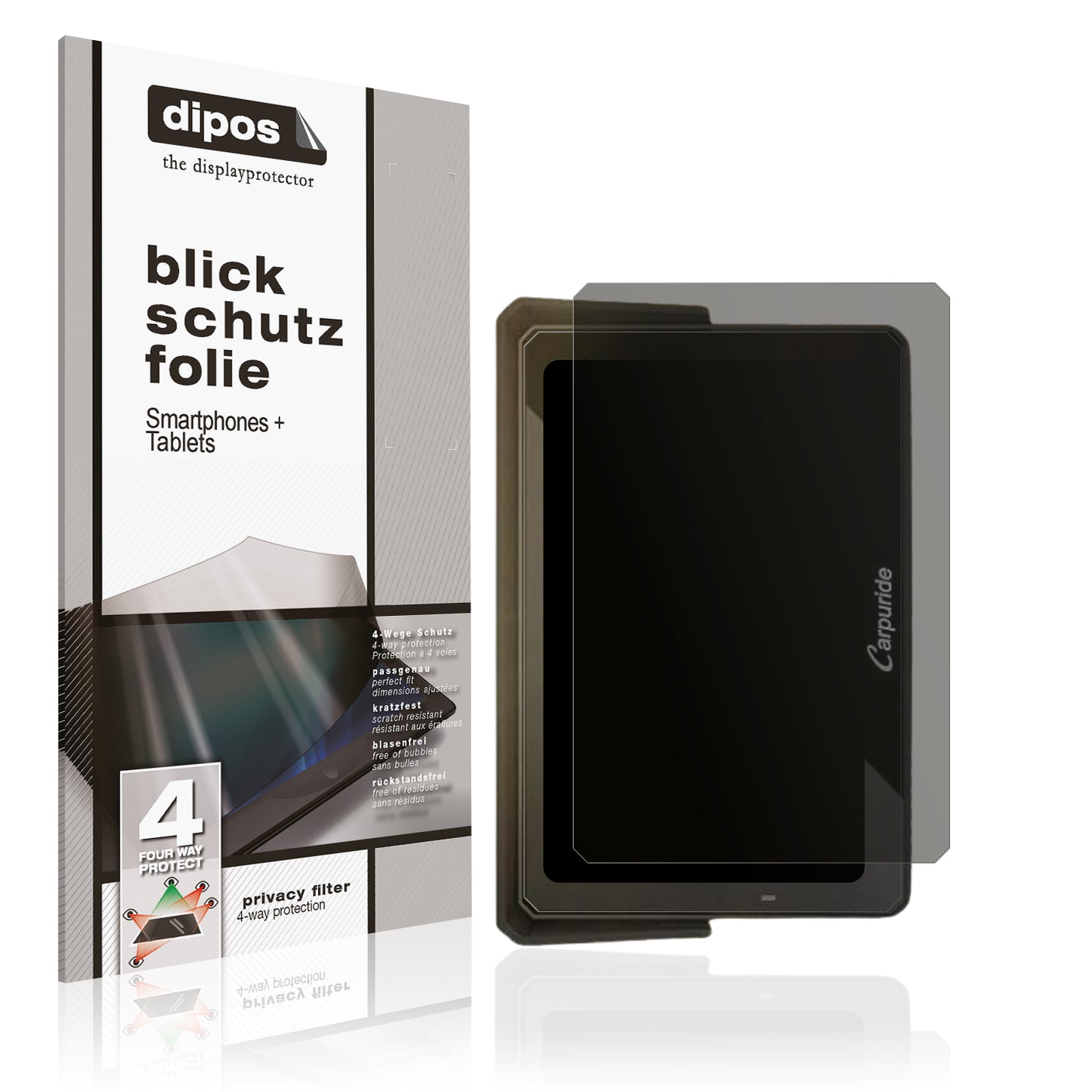 Blickschutzfolie für Carpuride W502s Pro 5 Zoll matt Schutzfolie Privacy