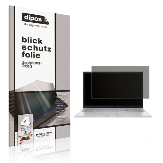 Screen Protector for ASUS 17.3 Zoll i1355U Privacy Filter 4-Way Protection dipos