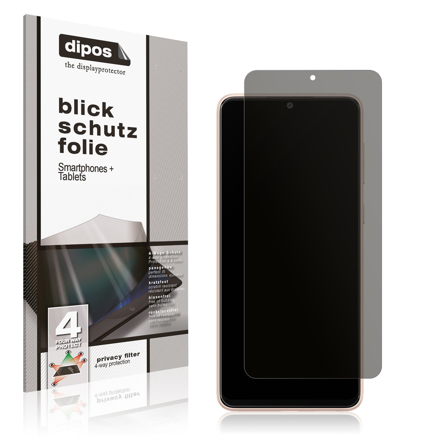 Blickschutzfolie für Samsung Galaxy A33 5G matt Schutzfolie Privacy