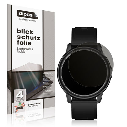 Screen Protector for Cillso  1,3 inch Smartwatch Privacy Filter 4-Way Protection