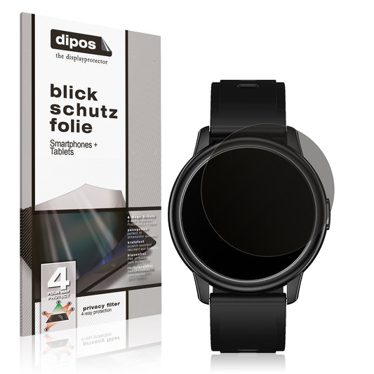 Blickschutzfolie für Cillso 1,3 Zoll Smartwatch matt Schutzfolie Privacy