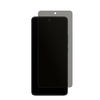 MotorolaEdge 30 mit aufgebrachtem dipos Displayschutz, der seitliche Einblicke blockiert