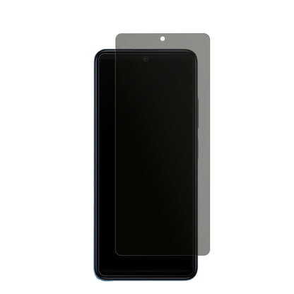 XiaomiRedmi Note 11T Pro Plus mit aufgebrachtem dipos Displayschutz, der seitliche Einblicke blockiert