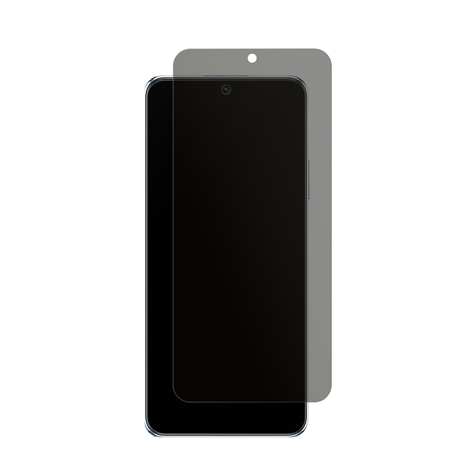 HuaweiNova Y90 mit aufgebrachtem dipos Displayschutz, der seitliche Einblicke blockiert