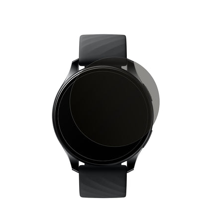OnePlusNord Smartwatch mit aufgebrachtem dipos Displayschutz, der seitliche Einblicke blockiert