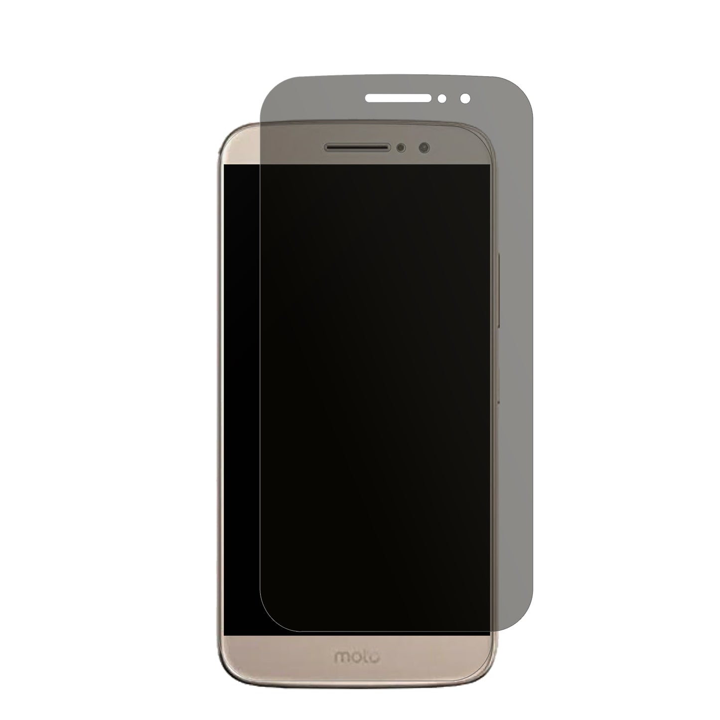Blickschutzfolie für Motorola Moto M CXT 1663 matt Schutzfolie Privacy