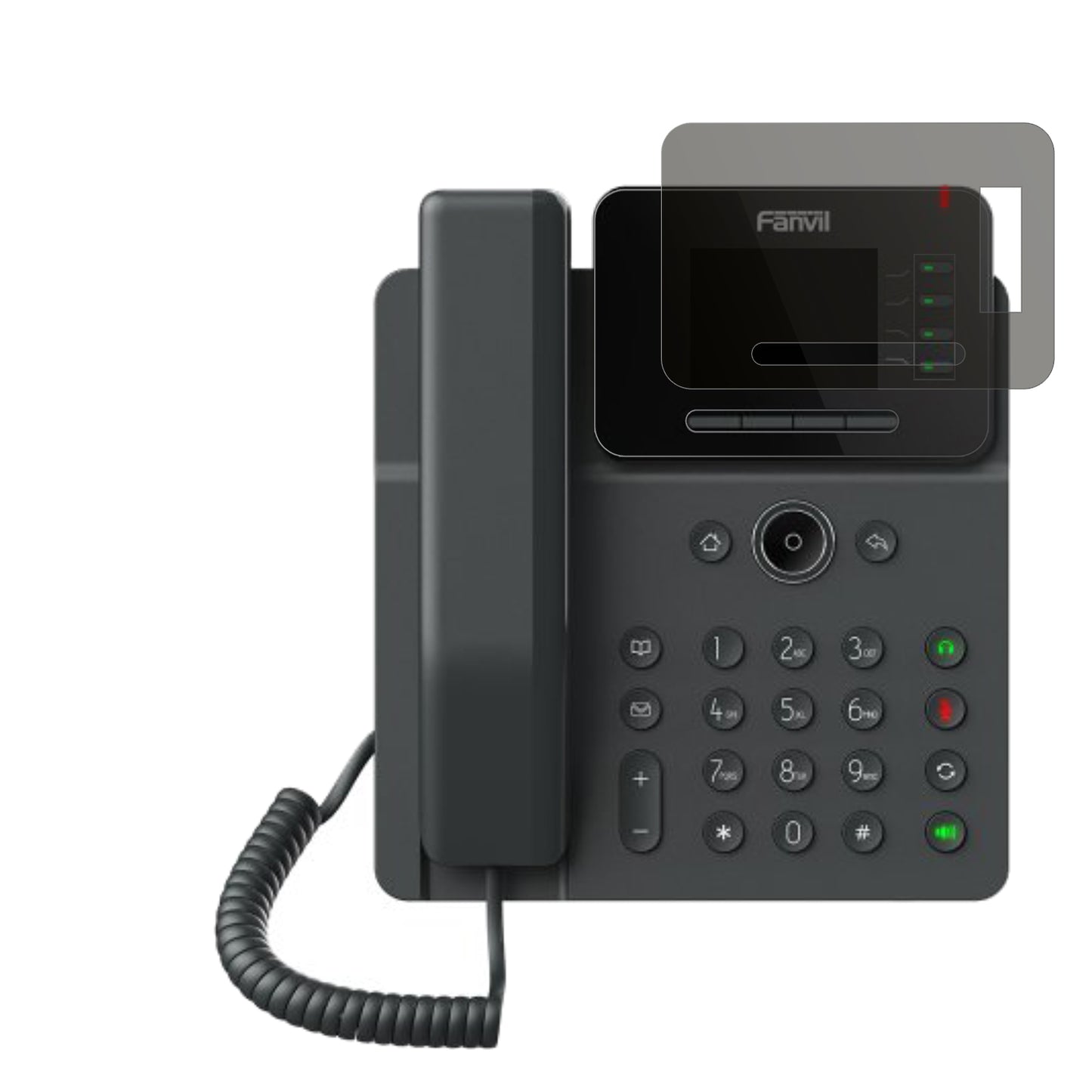 Blickschutzfolie für Fanvil V61W Business matt Schutzfolie Privacy