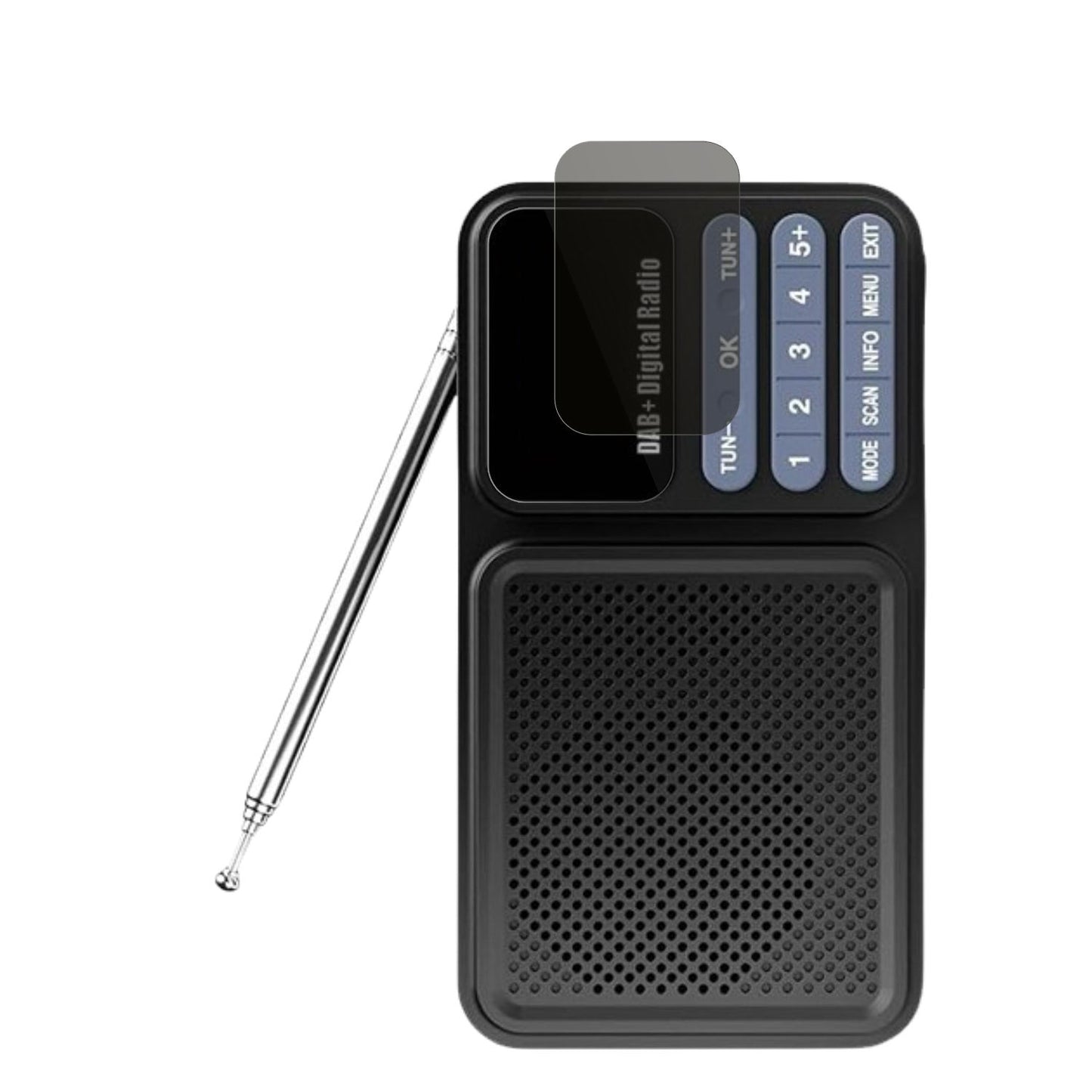 Screen Protector for Gallypek DAB Radio Privacy Filter 4-Way Protection dipos