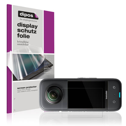 4x Schutzfolie klar für Akaso 360 Grad Action Cam Display-Schutzfolie