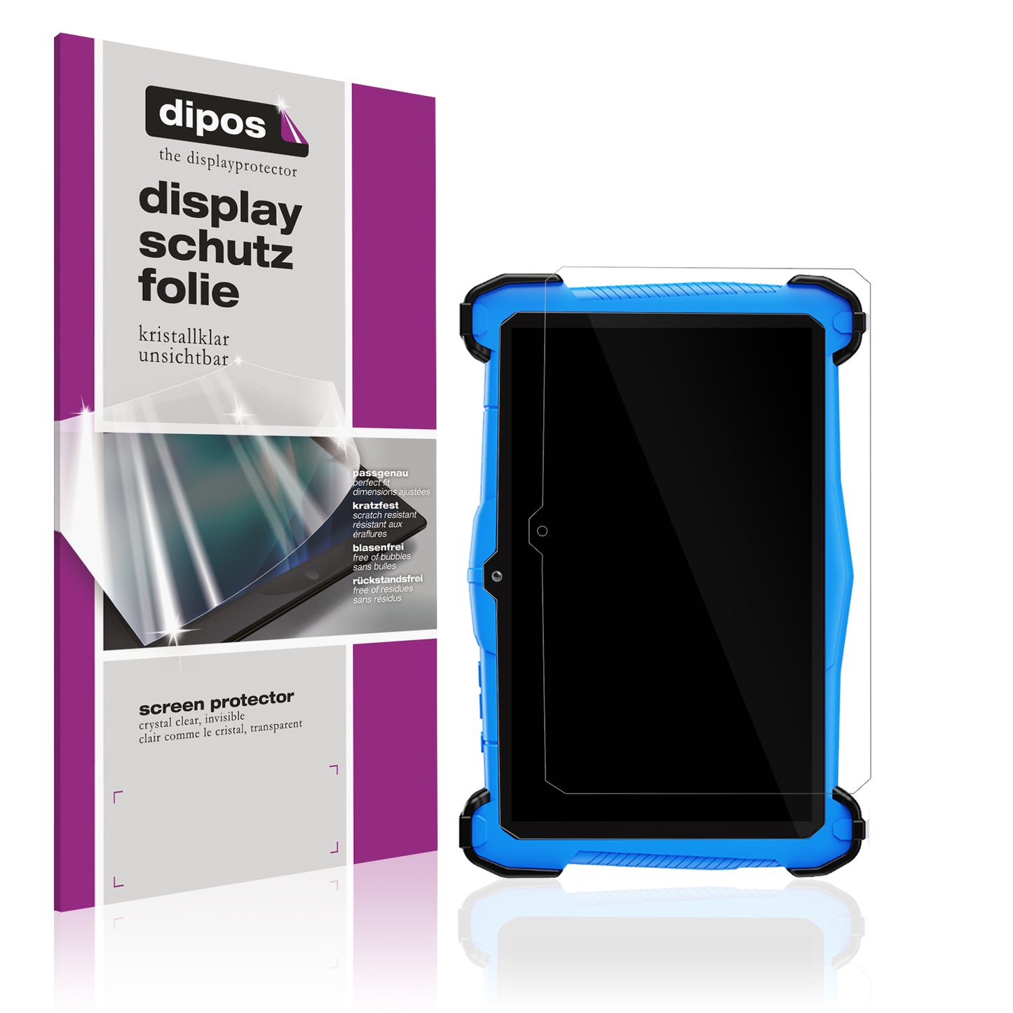2x Schutzfolie klar für EagleSoar Kinder Tab 7 Zoll Display-Schutzfolie